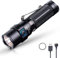 Linternas LED Alta Potencia 2500 lúmenes, TrustFire MC3 Linterna Táctica Militar Caza Profesional,LED XHP50, IP68 Impermeable, Linterna Imán Portátil Recargable para Emergencia Camping Senderismo
