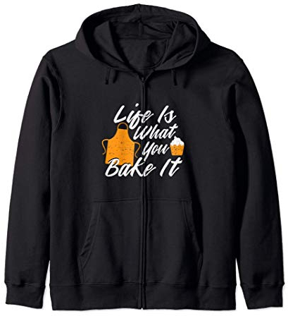 cottura al forno: Life Is What - cottura al forno Felpa con Cappuccio