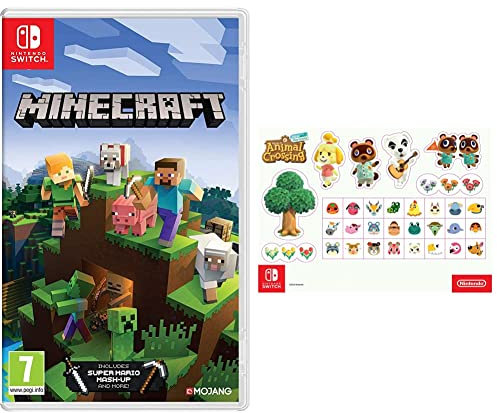 Minecraft - Nintendo Switch + Stikers Animal Crossing
