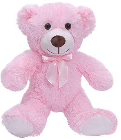 SNOWOLF Bear Plush Cute Stuffed Animal Toys Pillow Bear Doll Gift for Kids Boys Girls Birthday Christmas Valentine's Day (13.7In/35CM)