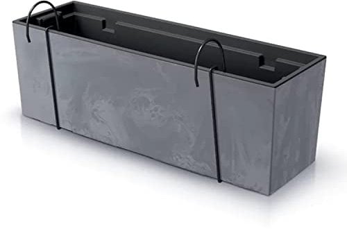 Prosperplast Urbi -Fall Beton -Effekt W, Abmessungen (MM) 580x180x195, Marengo Farbe