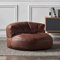 SXBCyan Bean Bag Cover Luxury Single Lazy Sofa Cover Faux Suede Leather Bean Bag Sac Pouf Chair No Filler Beanbag Corner Seat Recliner Couch For Bedroom Living Room Garden