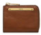 Fossil Damen Liza Leather L Zip Wallet Wallet Wallet für Frauen, Braun W/Messing, Einheitsgröße