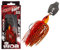 Angel-Berger Wild Devil Baits Blade Jig Chatterbait Spinnköder Chatter Bait Kunstköder Barsch Hecht Zander (Red Devil)