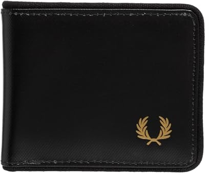PORTAFOGLI UOMO FRED PERRY BLACK/GOLD