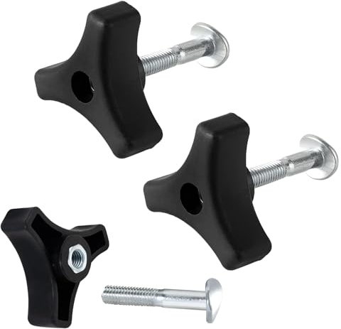 Boulon de Poignée de Tondeuse à Gazon, Vis pour Tondeuse à Gazon, Tondeuse à Gazon Accessoires, Convient à La Plupart des Modèles de Tondeuses à Gazon, Solide et Robuste, 3 Pièces