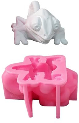 Práctico Molde De Silicona Para Hacer Figuras De Yeso Anole Para Proyectos Y Presentaciones Decorativas
