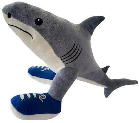 SIUVEY Tung Tung Tung Sahur Plush, Tralalero Tralala Plush,Soft Stuffed Animal Pillow Doll Birthday Gifts for Adult Kids (Tralalero Tralala)