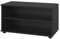 Vicco Wohnzimmerschrank Berno, Schwarz, 70.8 x 38.9 cm mit 2 Fächern