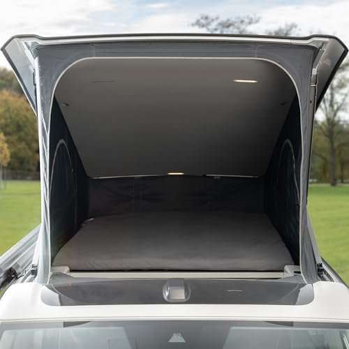 bonsport Matratzenschoner passend für VW T5 T6 California mit Aufstelldach - Wasserabweisender Schonbezug für Camper Maratze, grau
