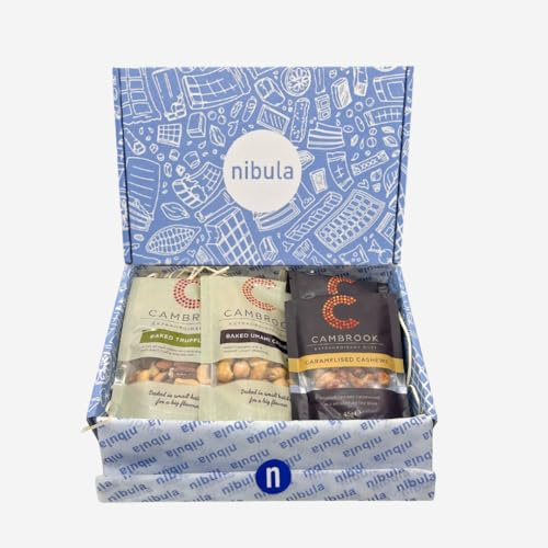 Deluxe Nut Hamper – Luxurious Artisan Nut Selection in a Beautiful Gift Box | Elegant Gifting for Celebrations, Thank Yous, and Corporate Occasions | Nibula Treats