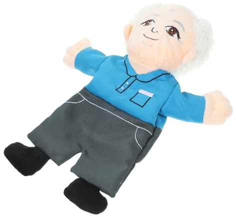 Abaodam Handpuppe Plüschfigur für Erwachsene und Leichte Stoffpuppe zum Geschichtenerzählen Pädagogisches Rollenspielspielzeug Interaktives Familienfreund