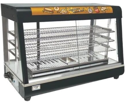 Commercial Food Warmer Display Case 3 Tier Heated Cabinet