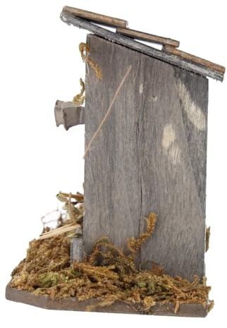 TOPINCN Exquisiter Miniatur-Hühnerstall, Hühnerstall, Umweltfreundliches Puppenhaus aus Holz, Spielzeug für Puppenhausdekoration Im Maßstab 1:12