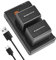DSTE 2PCS NP-FV70 (2600mAh/7.4V) Batteria Caricatore Compatibile per Sony DCR-SR15, DCR-SR21, DCR-SR68, DCR-SR88, DCR-SX15, DCR-SX21, DCR-SX45, DCR-SX63, DCR-SX65, DCR-SX83, DCR-SX85