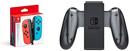 Nintendo - Mando Joycon Set, Color Azul Y Rojo (Nintendo Switch) & Joy-Con Soporte Carga