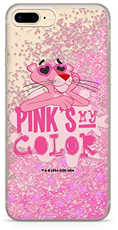 Original und Offiziell lizenziertes Pink Panther Handyhülle für iPhone 7 PLUS, iPhone 8 PLUS, case Rosa Panther, Hülle, Case, Cover aus Kunststoff TPU-Silikon, schützt vor Stößen und Kratzern