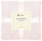SPRINGOS Kuscheldecke 200 x 220 cm Flauschige Wohndecke Tagesdecke Textur Muschel-Muster Sofadecke Plaid Extra Soft
