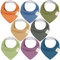8 Stück Dreieckstuch Baby Junge, Mädchen - Unisex Bandana Lätzchen Baby, Super Absorbierende Halstuch Baby, Bio-Baumwolle Baby Lätzchen, Halstücher Baby für Säuglinge, Sabberlätzchen (Cruise)