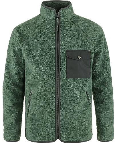 Fjällräven Herren Vardag Pile Fleece Jacke, Deep Patina/Iron Grey, M