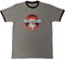 Van Halen Ringer T Shirt Circle Band Logo Nue offiziell Unisex Grau L