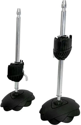 Telesteps Adjustable Safety Feet for Stabilisers, Black and Silver