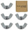 M6(6mm) Wing Nuts - Steel (Pack of 5)