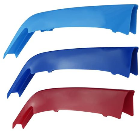 KUNIO Frontgrill Einsatz Streifen Kühlergrill Zierleiste Passt für BMW 1er Hatchback F40 2020-2023 Front Grille Stripes Frontgrill Einsatz Trim Sportstil Gitter Zubehör 3PCS