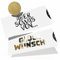 Creatastic® - Geburtstagskarte lustig [Geburtstagskarten Set mit Umschlag, Karte mit Golddruck und Rubbelaufkleber] 1 Stück, DIN lang | Gutschein Geburtstag | Gutscheinkarte Geburtstag