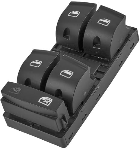 autozen Fensterheberschalter für Audi A3 8P, A6 4F, Q7, OE: 4F0959851, 4F0959851F, 10 Pins