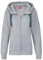 Salzhaut Damen Kapuzen-Sweatjacke Sööte - Kapuzenjacke Hoodie Shirtjacke mit Kapuze mit Kordelzug in Flieder Größe XXL