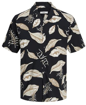 JACK & JONES Jprbladrew Print Resort Shirt S/s Ln