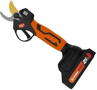 AF28 - Forbici da Potatura a Batteria con Lama in Titanio - Motore Brushless - Capacità di Taglio 19/28mm - Include 2 Batterie al Litio 21V - Impugnatura Bimateriale - Valigetta e Accessori Inclusi