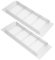 SEWOART Rejillas Transpirables De Aluminio 2 Unidades Para Decoración De Hogar y Ventilación De Muebles