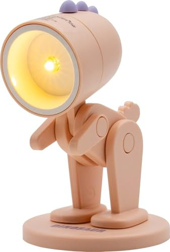 RealPower LED-Tier Taschenlampe Pink dino mit Sockel