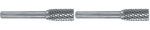 Ruko 116010 Hartmetall Frässtifte Form A Zylinder ohne Stirnverzahnung (Packung mit 2)