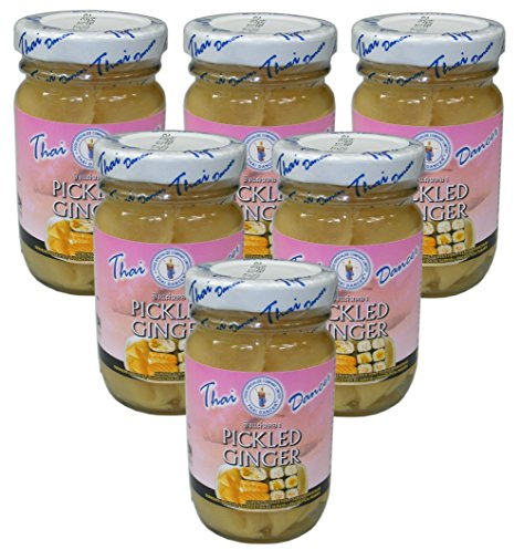 6er Pack THAI DANCER Sushi Ingwer [6x 100g] Eingelegte Ingwerscheiben