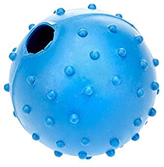 Classic Pet Products Noppenball aus Gummi mit Glocke für kleine Hunde - Hundespielzeug-Ball