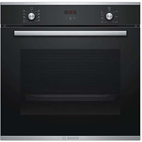 Bosch - Built-in oven HBA2340R0J black glass finish with stainless steel 60 cm
