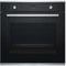 Bosch - Built-in oven HBA2340R0J black glass finish with stainless steel 60 cm
