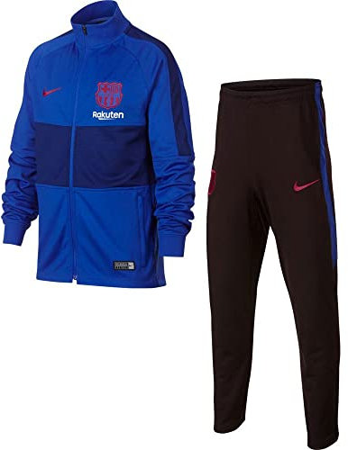 Nike Kinder Barcelona Strike Trainingsanzug, Lyon Blue/Lyon Blue/Noble Red, XL