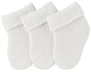 Sterntaler Calzini Appena Nati, Pacco da 3, Unisex - Bimbi 0-24, Beige, 0 Mesi