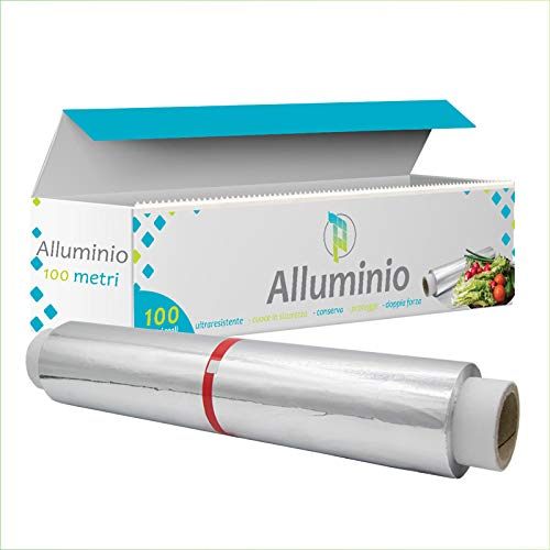 VIRSUS 1 Rouleau Aluminium 100 Mètres Papier Feuille Cuisine