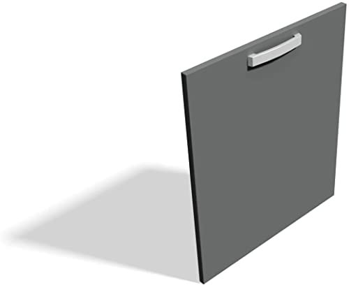 Anta per lavastoviglie - Sportello Modello Quadra Colore (Grigio Titanio) - Made in Italy