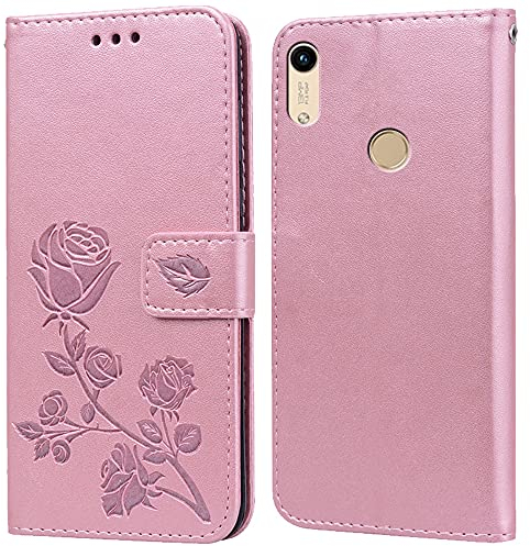 Cover per Huawei Y6 2019/Y6S 2019/Honor 8A Custodia,Carta Fessura, Supporto Stand,Silicone TPU,Flip Protettiva Case per Huawei Y6 2019(6.09)