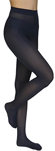Annes styling Collant Donna Microfibra 40 Den Opachi Calze Donna Eleganti e Morbide Collant Classici per Tutte le Stagioni Comfort Fit Senza Cuciture con Tassello in Cotone