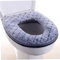 Gcroet Verdicken Toilettensitzabdeckung Kissen Pads, WC-Sitzbezug, weiche WC-Sitzkissen-WC-Wärmer Waschbare Universal-Toiletten-Sitz-Cover-Pads mit Reißverschluss, WC-Sitzkissenkissen..Grau
