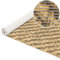 ANRO Badematte Weichschaummatte Bad- und Duschvorleger Antirutsch Badläufer Geflecht Optik Braun 400x65cm