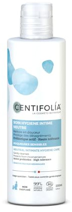 CENTIFOLIA | Soin Hygiène Intime Neutre | Hydrate & apaise la muqueuse | Restaure la flore intime | Prébiotique actif | Fabriqué en France | 200ML
