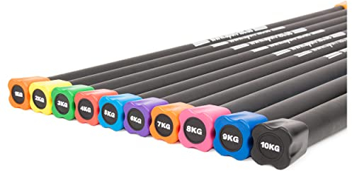 Sport-Tec Gewichtsstange-Set, 1-10 kg, 10 Stück